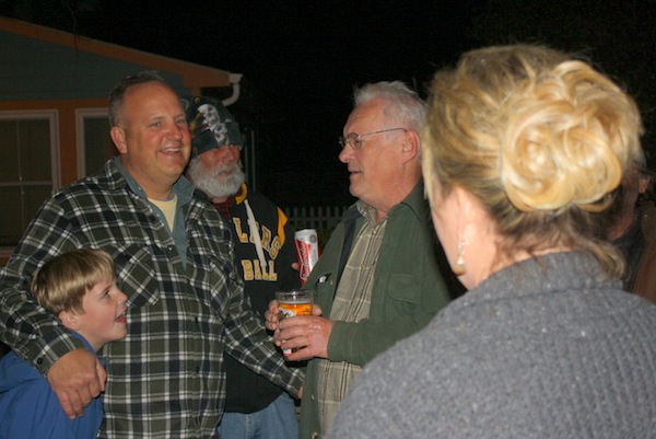 "Pottsy" and Jenny Potts hosted Frankie's party in their back yard Saturday night.