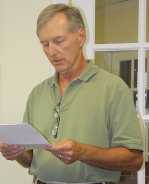 Assistant Town Manager Bob Panek: the driving force behind the sale of the Old School. (Wave photo)