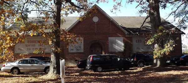Rosenwald School at November 19, 2011 dedication of historic marker (ESVA.net photo)