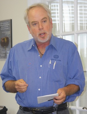 Town Council member Frank Wendell: the driving force behind efforts to keep the Old School for public use. (Wave photo)