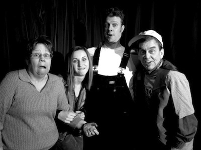 Donna Custis, Rachel Creed, Ty Cardaci, and Cliff Murden get "edgy" at NSO's Edge Theatre.