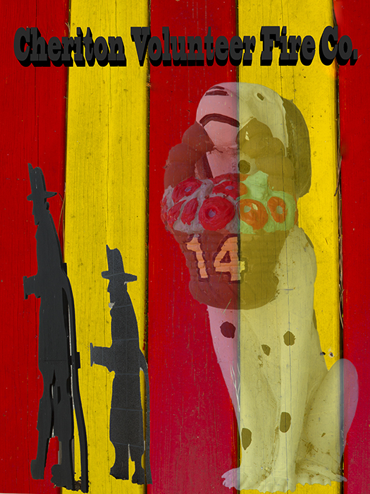 Cheriton Volunteer Fire Co. rendition by Sher Horosko