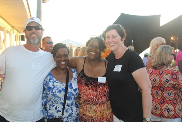 Cape Charles High School reunion organizers Troy Lewis, Yetta Stratton Wilkins, Pamela Brown Upshur, Leah Bowen Forest (Wave photo)