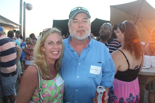Andrea Alter '84 and her basketball coach Frank Wendell '76