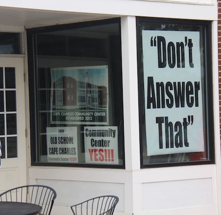 Town wanted to ban these signs . . .