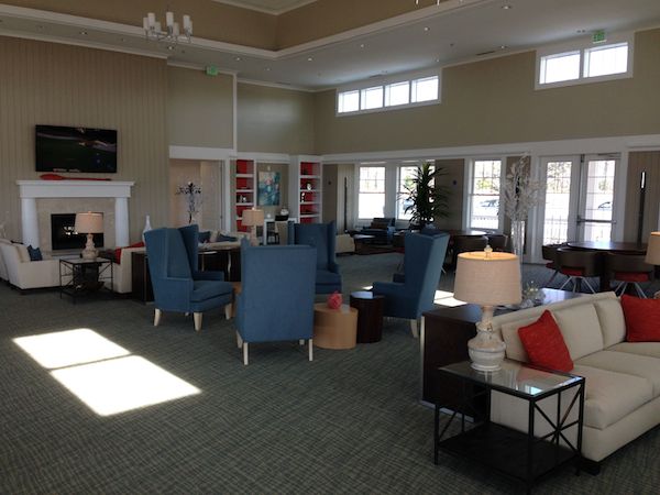 2,800 square-foot Members’ Lounge is a great place to relax with friends (assuming your friends are Members)