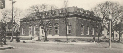 Cape Charles Post Office in 1933, the year it opened and the year of the hurricanes. (Kirk C. Mariner Collection)
