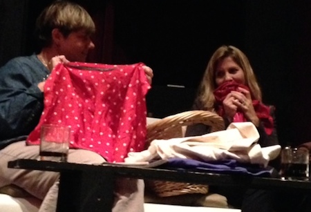 Mellisa Stein and Christie Iverson in "Laundry & Bourbon." 