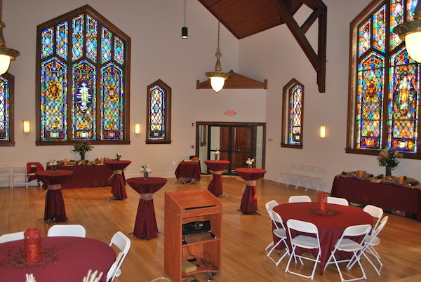 Heyward Hall is available for multiple uses including weddings.